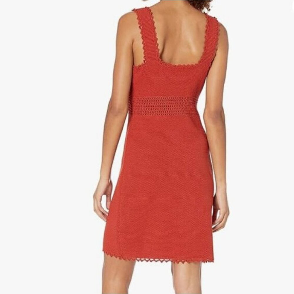 NWT Rebecca Taylor Square Neck Mini Dress Size M - Picture 2 of 11